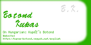 botond kupas business card